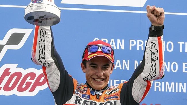 Marc Márquez se adjudicó el Gran Premio de San Marino