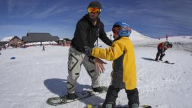 Este domingo se realizará primer campeonato de snowboard inclusivo en Chile