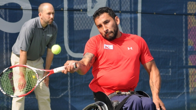 Tres chilenos clasificaron a cuartos del Open de Melipilla en silla de ruedas