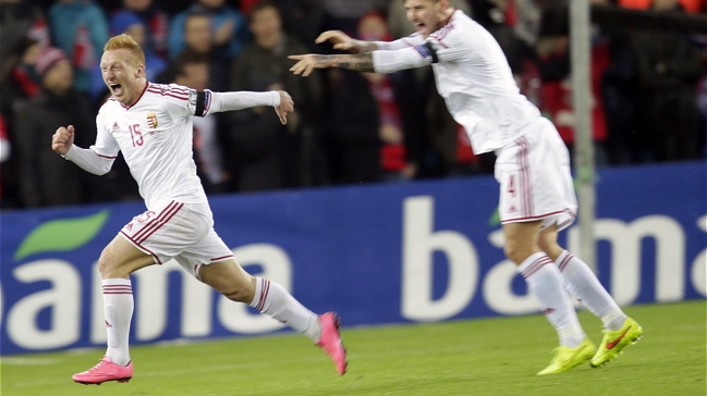 Hungría le robó un triunfo a Noruega en el repechaje de la Euro 2016