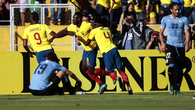 Ecuador derribó a Uruguay y sigue encumbrado en la cima de las Clasificatorias