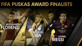 Florenzi, Lira y Messi son los tres finalistas para quedarse con el Premio Puskas
