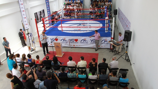 Puente Alto inauguró un centro de entrenamiento de boxeo