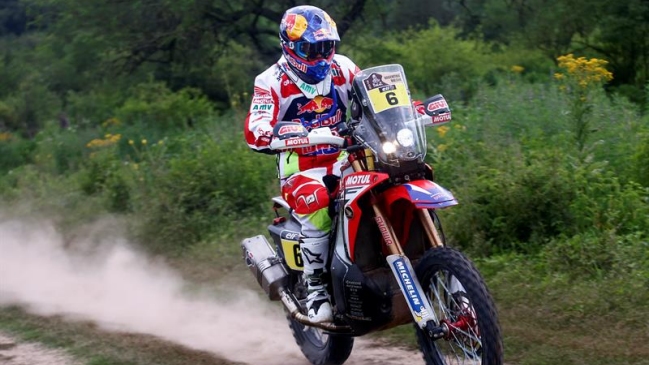 Penalización privó a Joan Barreda del triunfo y liderato en motos del Rally Dakar