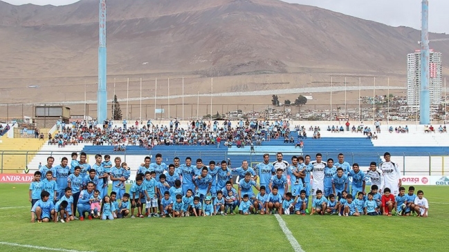 Deportes Iquique venció a San Marcos de Arica en la "Tarde Celeste"