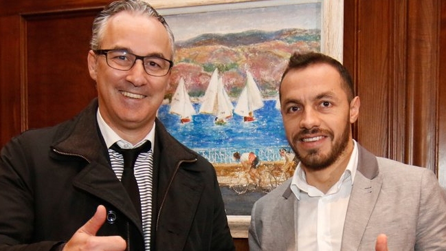 Marcelo Díaz llegó a Vigo para convertirse en fichaje de Celta
