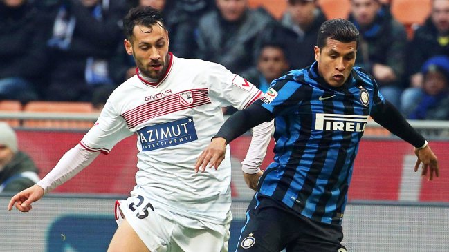 Inter de Milán empató con Carpi en un duelo que tenía dominado