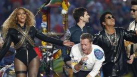 Beyoncé reina en el Super Bowl junto a Bruno Mars y Coldplay