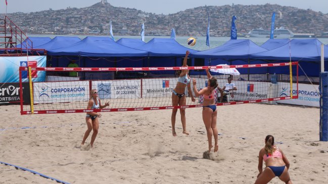 Chilenos se lucieron en el Sudamericano de Voleibol Playa