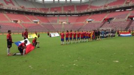 La selección chilena sub 17 sufrió dura caída en su debut en el Sudamericano femenino