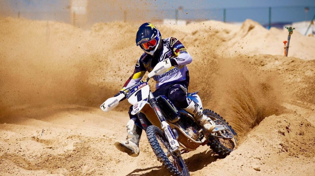 Pablo Quintanilla recurrió al motocross para preparar el Rally de Qatar