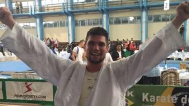 Karateca Rodrigo Rojas: "Salió por fin la medalla, después de tantos años"