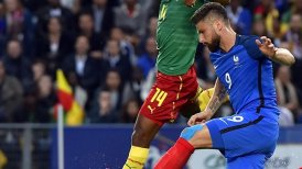 Francia derrotó en un ajustado amistoso a Camerún