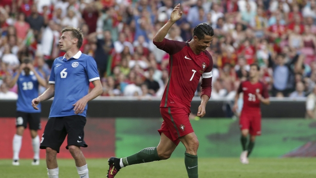 Portugal se dio un festín con Estonia en duelo previo a la Eurocopa 2016