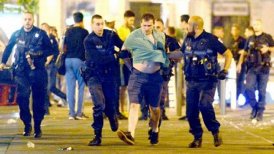 Policía francesa dispersó con gases lacrimógenos a hinchas ingleses en Marsella