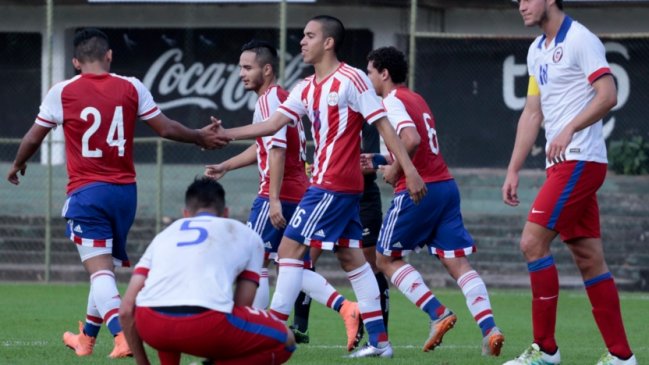 Chile sufrió dura caída ante Paraguay en amistoso sub 20