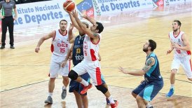 Chile perdió con Uruguay y aspira al séptimo lugar en el Sudamericano de baloncesto