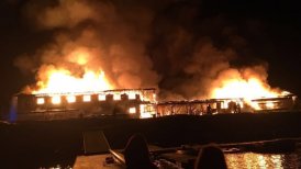 Incendio destruyó el Centro de Alto Rendimiento de remo de Curauma