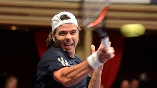 Fernando González celebró en su segundo partido del dobles senior en Wimbledon