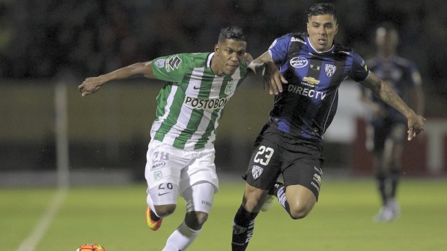 I. del Valle logró un agónico empate ante A. Nacional en la final de ida de Copa Libertadores