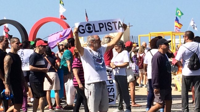 Brasileños protestaron contra Temer en jornada de inauguración de Río 2016