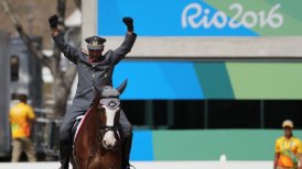 Carlos Lobos y su caballo "Ranco" se ubican en el 30° lugar de la equitación olímpica