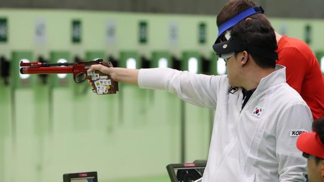Surcoreano conquistó tercera medalla de oro olímpica seguida en tiro
