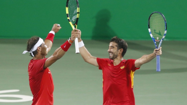 Rafael Nadal y Marc López se instalaron en la final de dobles en Río 2016