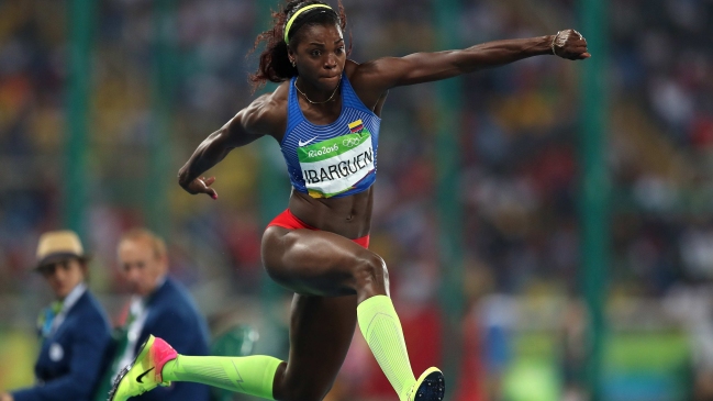Caterine Ibargüen conquistó el primer oro colombiano en atletismo olímpico
