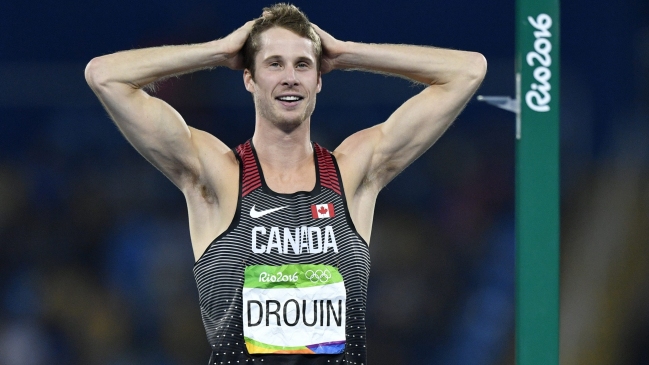 El canadiense Derek Drouin conquistó el oro en el salto alto de Río 2016
