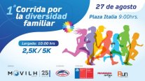 Movilh convocó a la "Primera Corrida por la Diversidad Familiar"