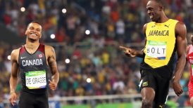 ¿Qué se dijeron Bolt y De Grasse en las semifinales de los 200 metros?