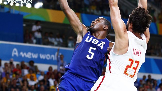 Estados Unidos derrotó a España y avanzó a la final del baloncesto masculino en Río 2016