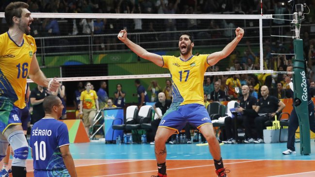 Brasil recuperó el cetro olímpico tras vencer a Italia en el voleibol masculino de Río 2016