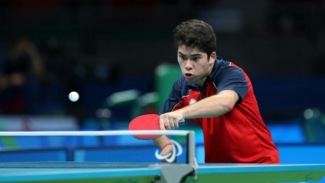 Matías Pino fue eliminado en el tenis de mesa de los Juegos Paralímpicos