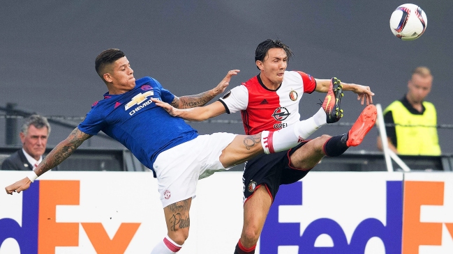 Feyenoord se hizo fuerte en casa y derribó a Manchester United por la Europa League