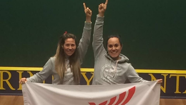Dupla chilena consiguió histórica medalla de oro en Campeonato Panamericano de Squash