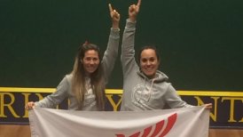 Dupla chilena consiguió histórica medalla de oro en Campeonato Panamericano de Squash