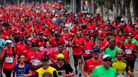 Maratón de Santiago batió récord de inscritos: Más de mil personas en 10 horas