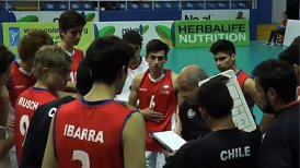 Chile debutó con derrota en el Sudamericano sub 19 de vóleibol