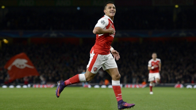 Alexis Sánchez cimentó la goleada de Arsenal sobre Ludogorets en la Champions