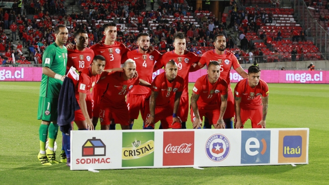 Chile se mantuvo en el sexto lugar de la clasificación mundial de la FIFA