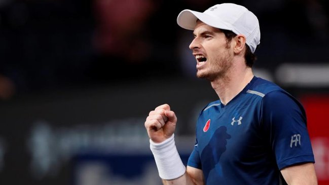 Andy Murray avanzó a cuartos de final del Masters 1.000 de Paris-Bercy