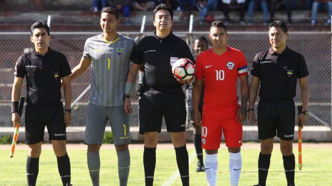 La selección chilena sub 20 derrotó a su similar de Ecuador en partido amistoso