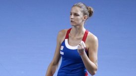 Karolina Pliskova dio el primer punto a R. Checa ante Francia por la final de la Copa Federación
