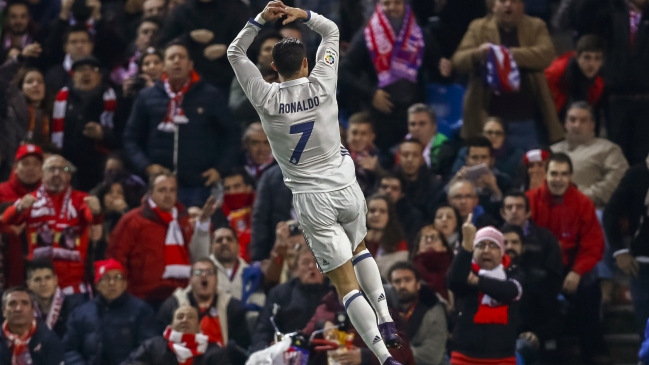 Cristiano Ronaldo guió el triunfo de Real Madrid en el clásico ante Atlético