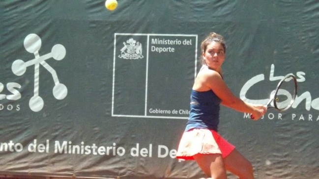 Fernanda Brito sucumbió ante la máxima favorita en la Copa Las Condes