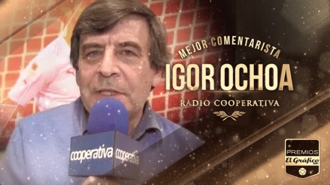 El Gráfico entregó sus premios y distinción a Igor Ochoa como mejor comentarista