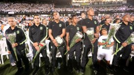Atlético Nacional brindó conmovedor homenaje a Chapecoense en el "Atanasio Girardot"
