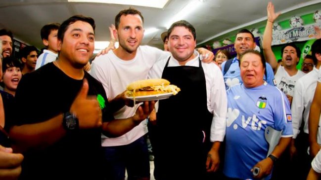 Pablo Calandria ya tiene su propio sandwich en Rancagua